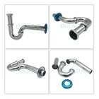 Steel Siphon Siphon Trap ND021 Stainless Steel Public Basin P Trap Bottle Trap Bathroom Siphon