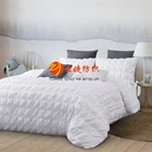 Seersucker Bedding Stock Fabric Soft Microfiber Cationic Seersucker Comforter Set Bedding Fabric