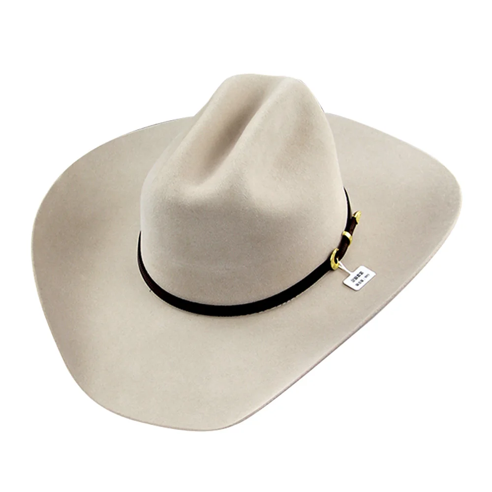 plain felt cowboy hat