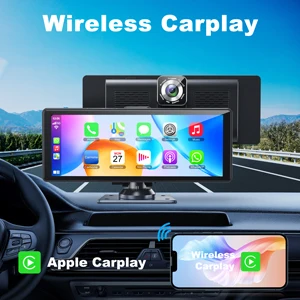 Portable Car Stereo for Wireless Apple Carplay& Android Auto 9.3 Inch HD IPS 1080P Touch Screen PND Autoradio Car Radio