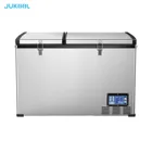 Temperature Car 100L Dual Zone Separately Set Temperature Long Lasting Cooling Car Freezer Car Refrigerator