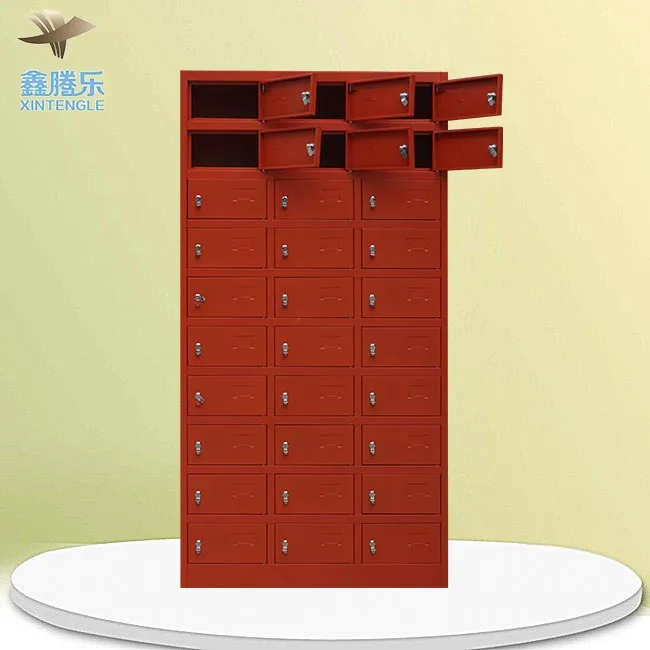 Original Factory Fashion 30-Door Steel Locker Home Bedroom Storage Cabinet with Metal Lock for Home Furniture