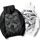 Street Hoodies Street Hoody 100% Cotton Men's Street Style Hoodies Chinese Traditional Printing Sweatshirt
