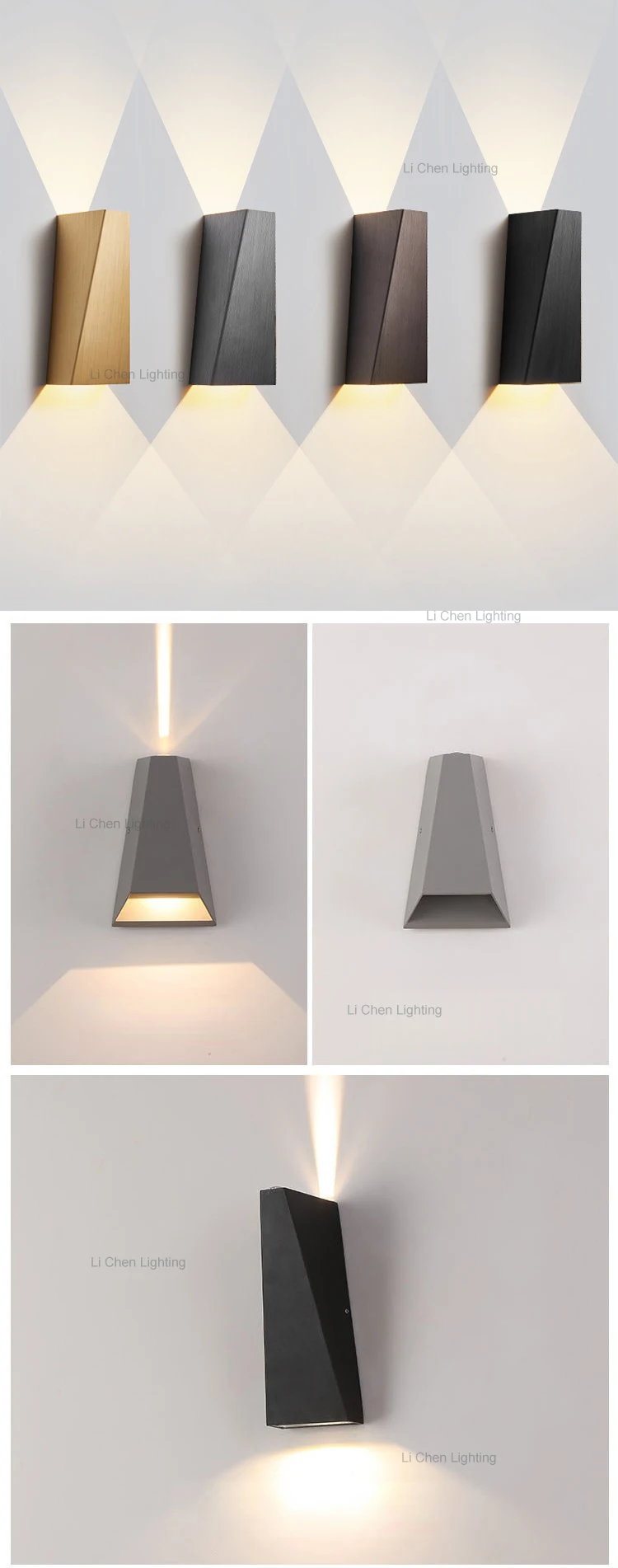 bd20 modern simple up and down luminous aluminum wall lamp living room background bedroom bedside decoration lamp-1