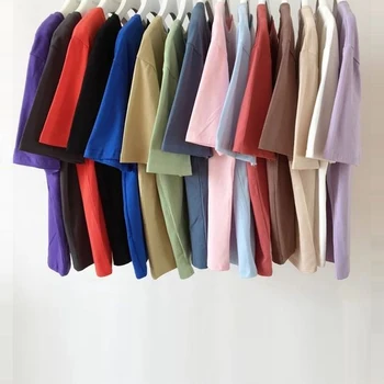 High Quality Summer Tee Shirt 100% Organic cotton Wholesale Factory Designer Branded Custom LOGO Plain Men T Shirt