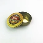 Tin Click Clack Wholesale Small Round Mint Tin Box Custom Click Clack Tin Can For Peppermint Food Grade Sweet Tin Box