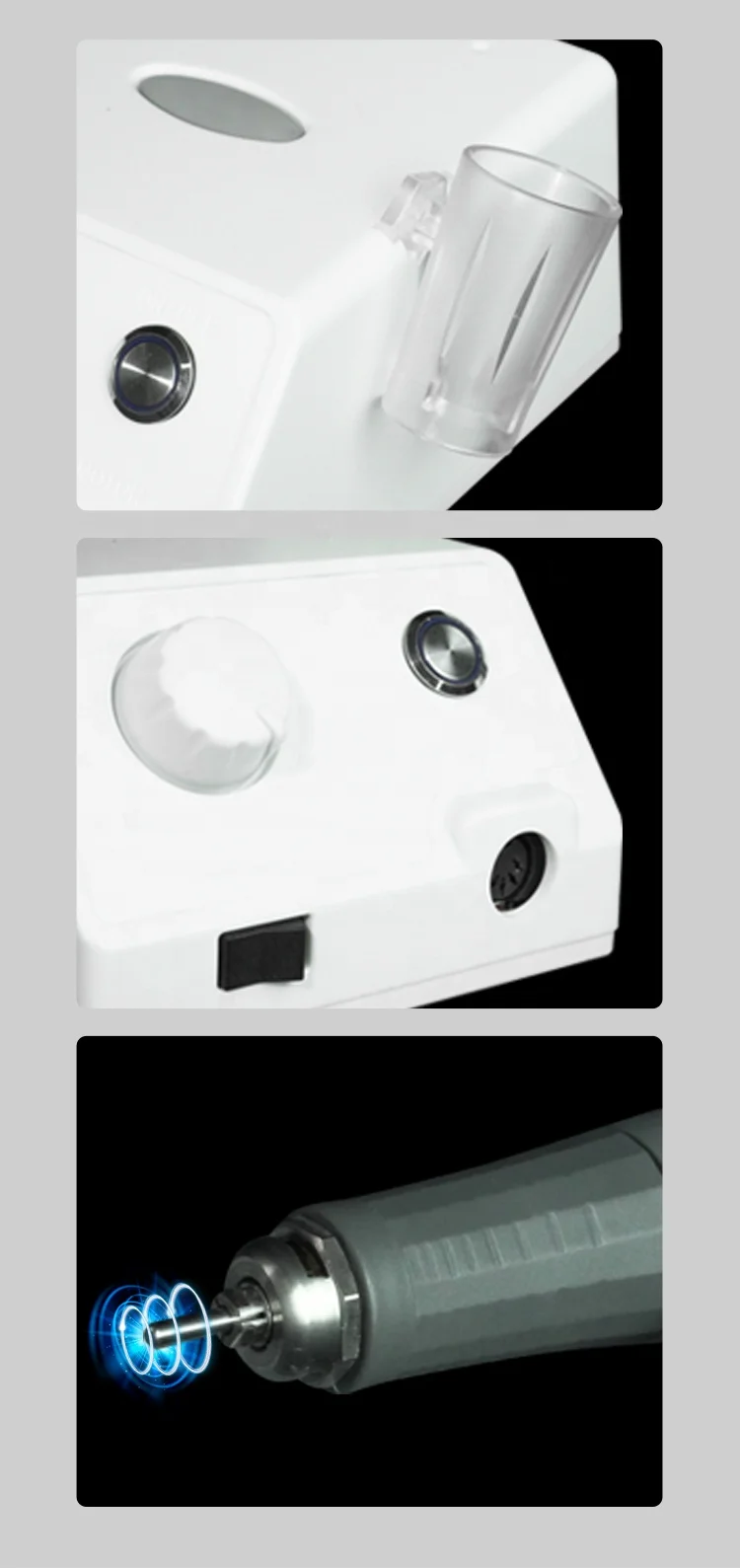 2029 AT-ND-184 New Design 45000rpm Nail Drill Atmarathon 4 Micromotor supplier