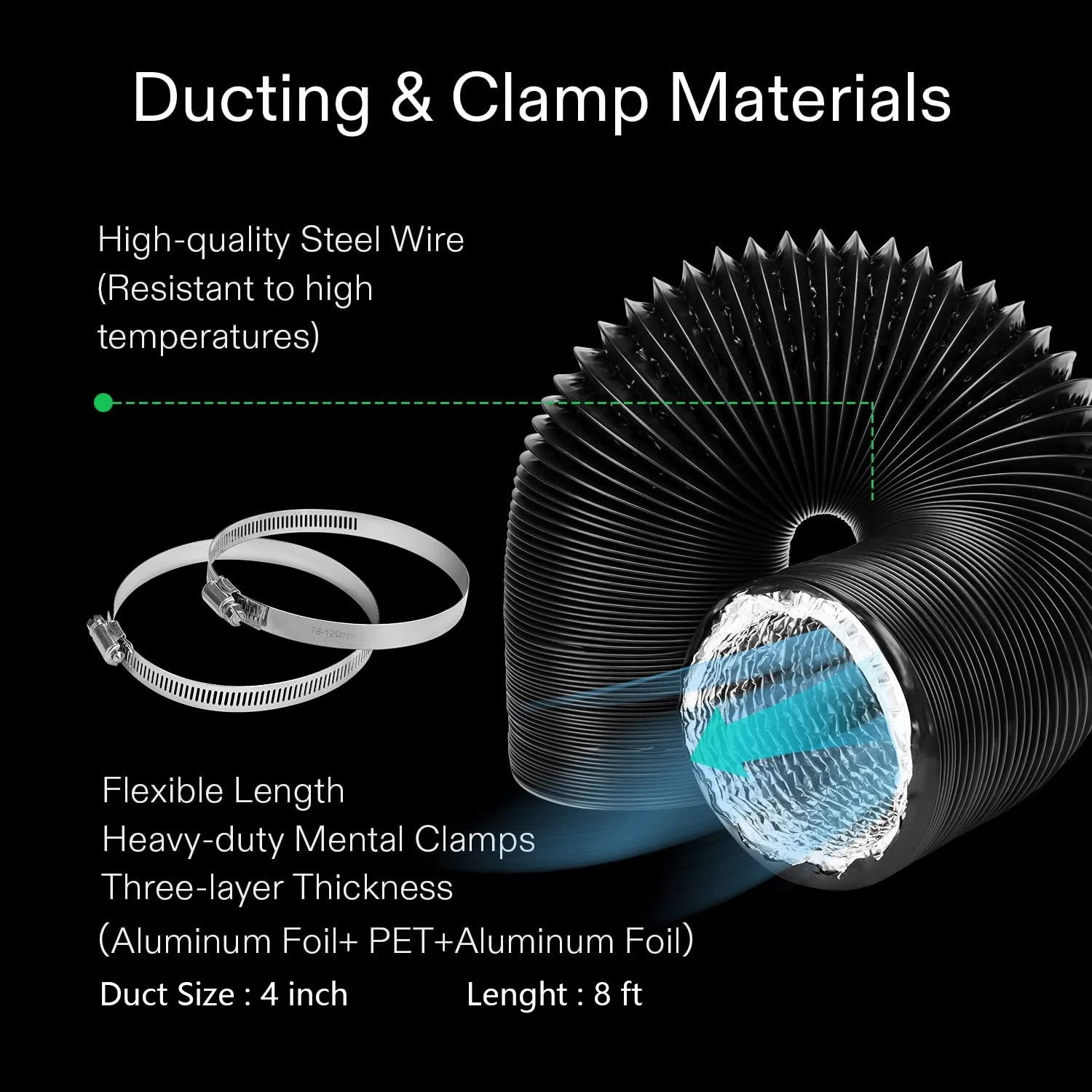 Duct Fan, 212, CFM, Aluminum - detail 12