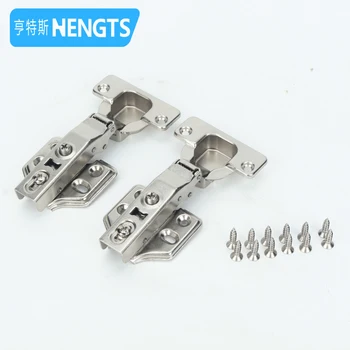 90g 2D Steel and Iron Soft-Closing Hydraulic Two Way Cabinet Door Hinge for Kitchen & Home Furniture Dining Accessories