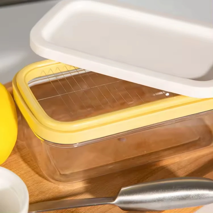 New Creative Kitchen Baking Tool Butter Cutter Tool Butter Storage Box Cheese Grater Cutting Crisper Box