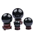 Natural Best Price Superior Quality Crystal Clear Ball Black Crystal Ball Centerpiece Natural Stones Crystal Balls