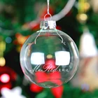 100 100 Wholesale Clear Glass Christmas Ball Ornaments