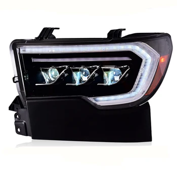 LED Head Lamp For TOYOTA TUNDRA ALL LED 2007 2008 2009 2010 2011 2012 2013 /SEQUOIA 08-17 18-UP HEADLIGHTS Dynamic Turning