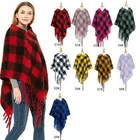 Twist Shawl Factory Direct Sale Stoles Loop Yarn Twist Braid Thick Long Tassel Thickened Shawl Cloak