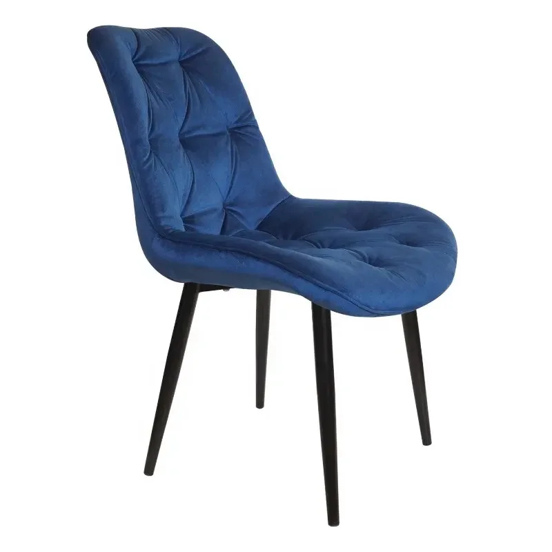 Wholesale Cheap Dining Room Chairs Living Room Chairs Upholstered Side Chairs with Soft Velvet Seat Backrest