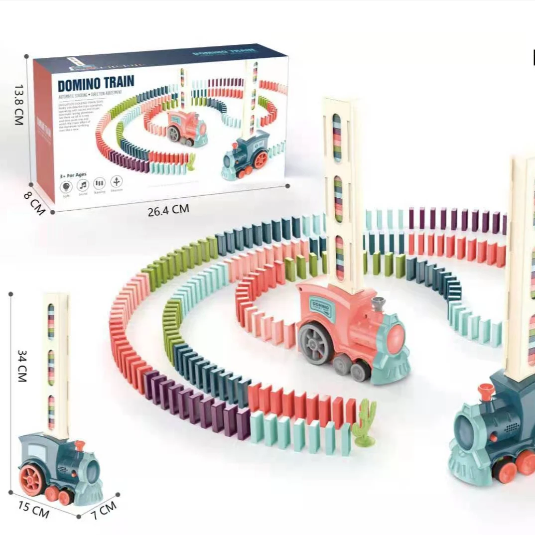 Domino Fun Automatic Delivery Electric Train Educational Children's Toys -  Buy Domino,Domino Kids,Colored Dominoes Product on Alibaba.com