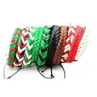 Leather Bracelet China Manufacturer New Product Men Stone Leather Vintage Adjustable Bracelet