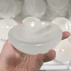 High Quality Wholesale Natural Healing Crystal Hand Carved Selenite Bowl Decoration