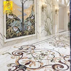 Marble Marble Marble Medallion Modern Design Waterjet Marble Medallions Marble Waterjet Tiles For Sale