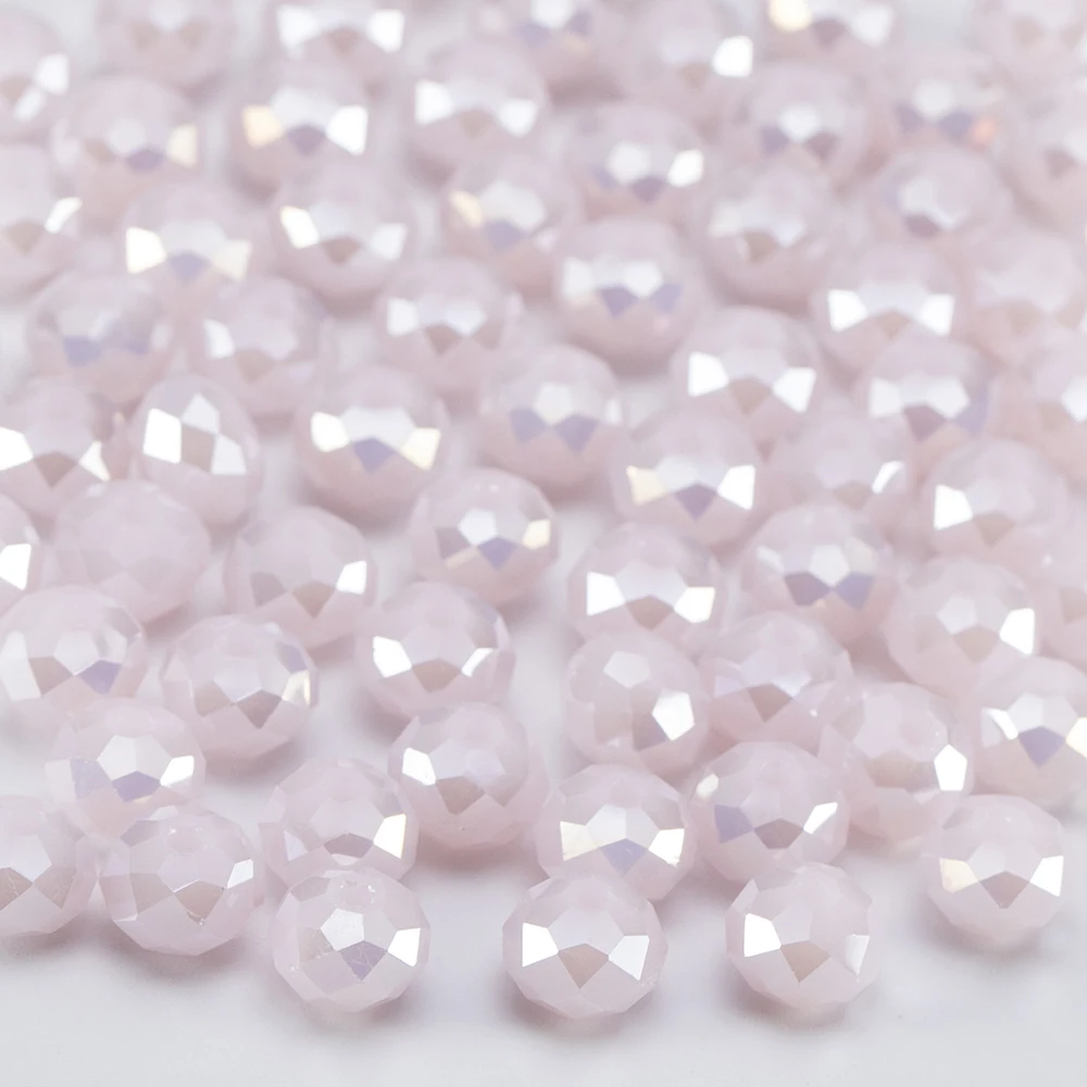 product wholesale 4mm czech pearl colour glass beads for making bracelet necklace accessories rondelle spacer beads-36