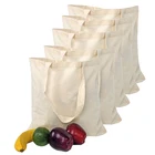 Cotton Bag Wholesale Recycle Custom Printed Blank Shopping Organic Cotton Canvas Tote Bag With Logo