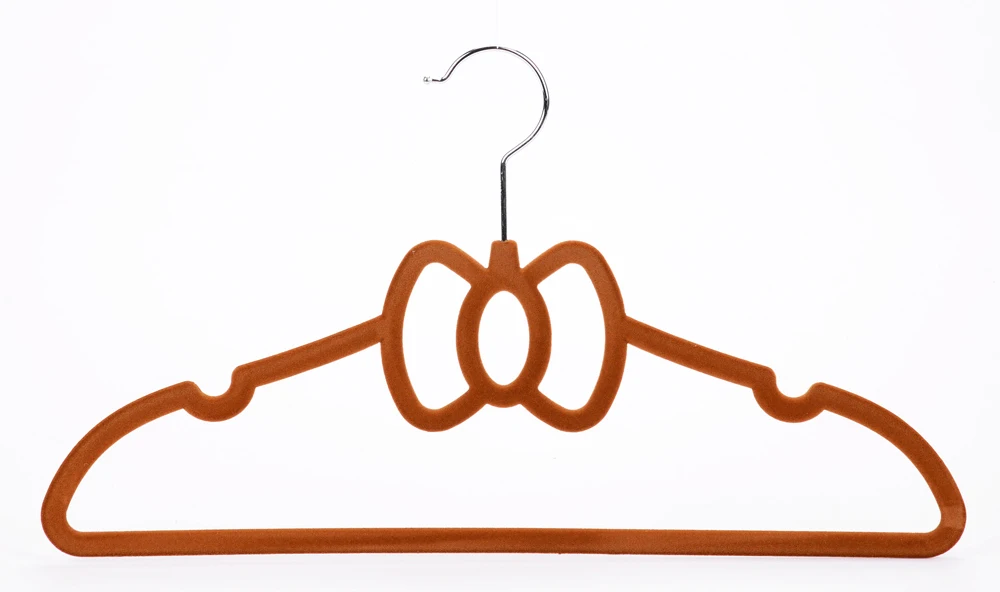 Amazon Light Weight Non Slip Kids Pink Velvet Hanger Flocked Non Slip Velvet Hangers With Clips