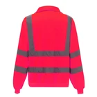 Jacket China Manufacturer Custom Men'S Safety Reflective Red Logo Working Jacket
