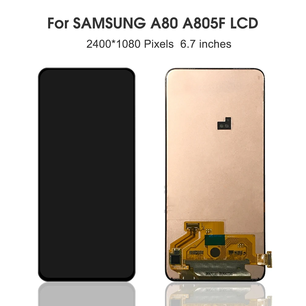 Original Super Amoled 6 7 Lcd Display For Samsung Galaxy A80 A805