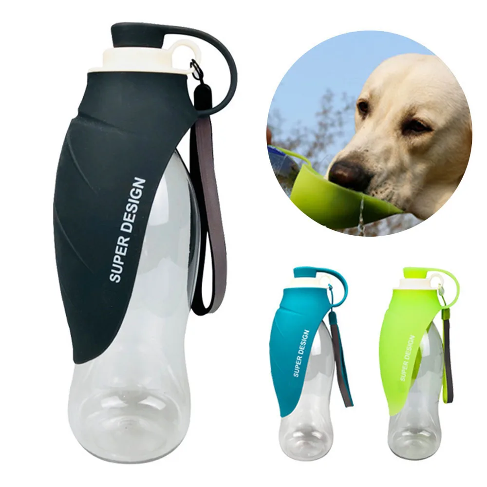 Silicone pet water bottle in 3 colours(1)