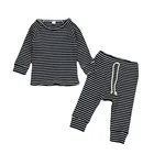 Baby Clothes Set Wholesale Baby Clothes Set Long Sleeve 2 Piece Set For Toddlers T-shirt And Pants