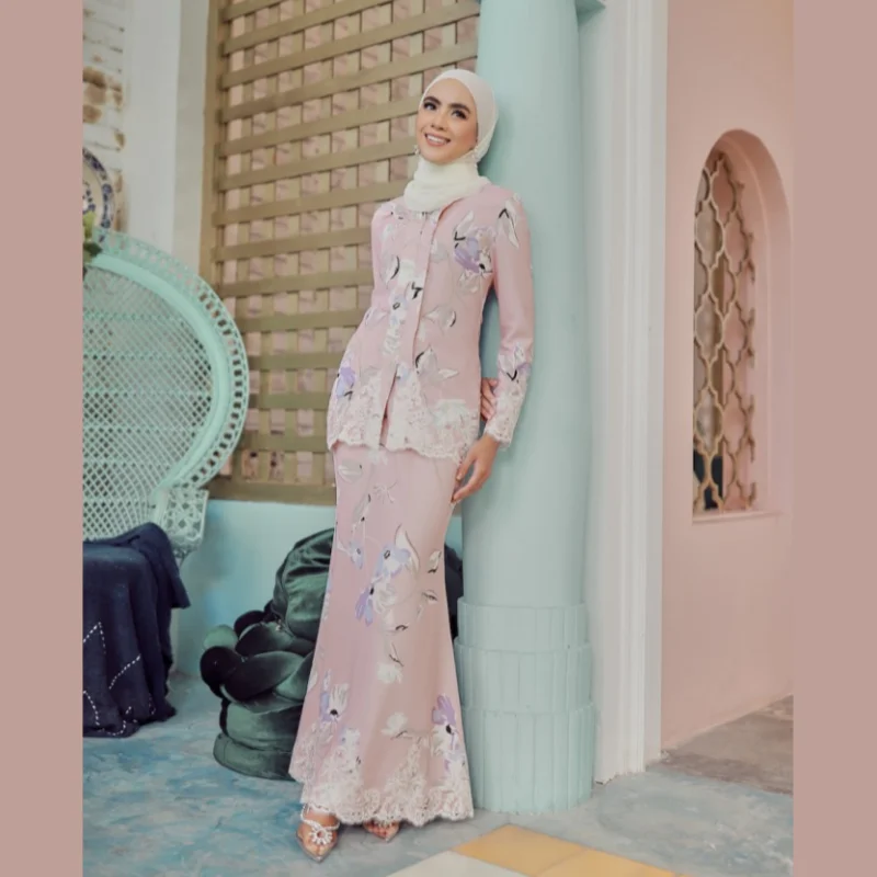 Sipo Malaysia Contoh Bju Kebaya Baju Kurung Muslim Women Crepe Dress