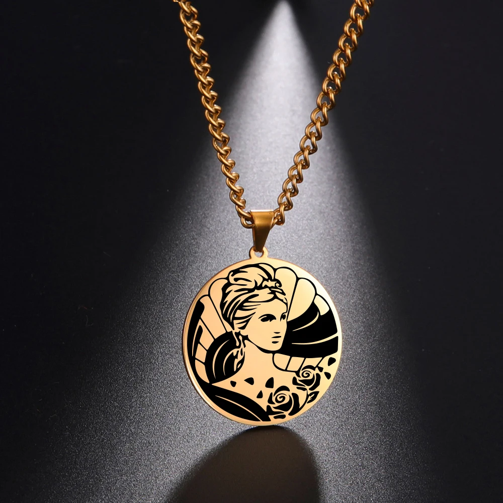 Aphrodite Pendant Necklace Greek 
