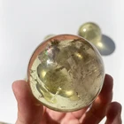 Citrine Wicca Suppliers Wholesale Healing Real Brazilian Citrine Sphere Crystal Citrine