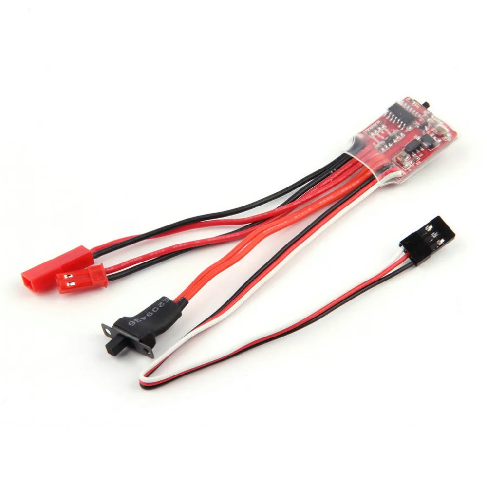 Rc Esc 20a Brush Motor Speed Controller W/ Brake For Rc Car Boat Tank