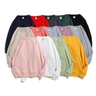 Pullover Pullover Factory Custom Made Polyester Cotton Blended Fleece Lined Pullover Warm Round Neck Sweatshirt
