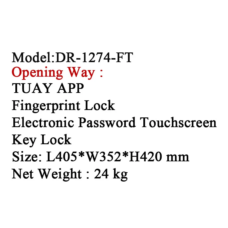 dr 1274 ft ceqsafe smart biometric fingerprint electronic safe box smart hidden diversion steel safe for home and hotel use-35