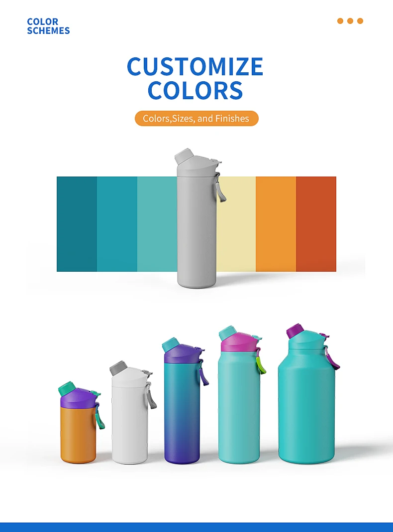 Magnetic Botellas De Agua Deportiva Vacuum Flasks Termo Sport Travel Custom Water Bottle details