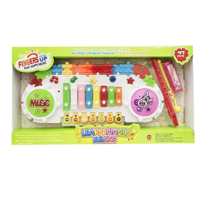 Percussion toy musical instruments battery operated toy kids piano keyboard