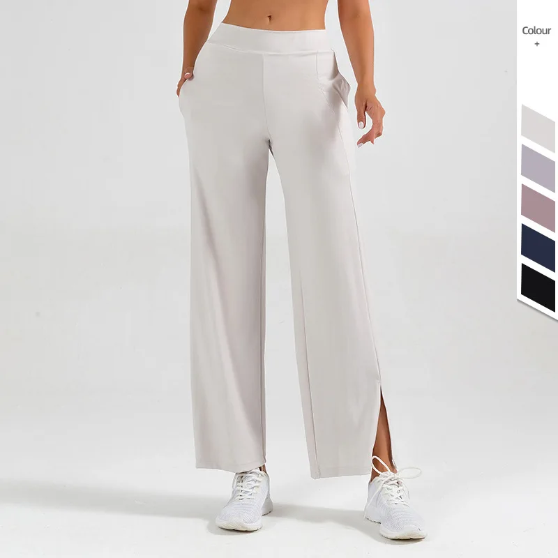Womens Wide Leg Flare Yoga Pants High 