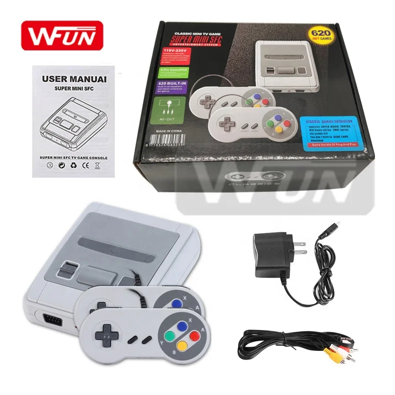 Family Tv Plug & Play Super Mini Sfc 620 Games Console Video Game Kids For Nes - Buy 620 Games Console,620 Video Games,620 Games Retro Product on Alibaba.com