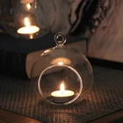Candle Holder Floating Candle Holder Glass Ball Shape Hanging Glass Votive Candle Holder