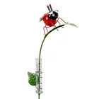 Outdoor Waterproof Design Metal Animal Rain Gauge Garden Stakes For Lawn Access Terrace Decoration