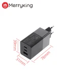 Charger Pse Charger CE UL GS PSE GaN 2 USBC 1 USBA Type C PD Charger 65W GaN With CE Certificates