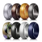 Ring Rings Rings Amazon Best Seller Silicone Ring Step Edge Wedding Band Silicone Sports Rings For Men