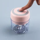 Chopper Multi-function Food Kitchen Gadget Vegetable Fruit Meat Garlic Masher Mini Electric Garlic Chopper