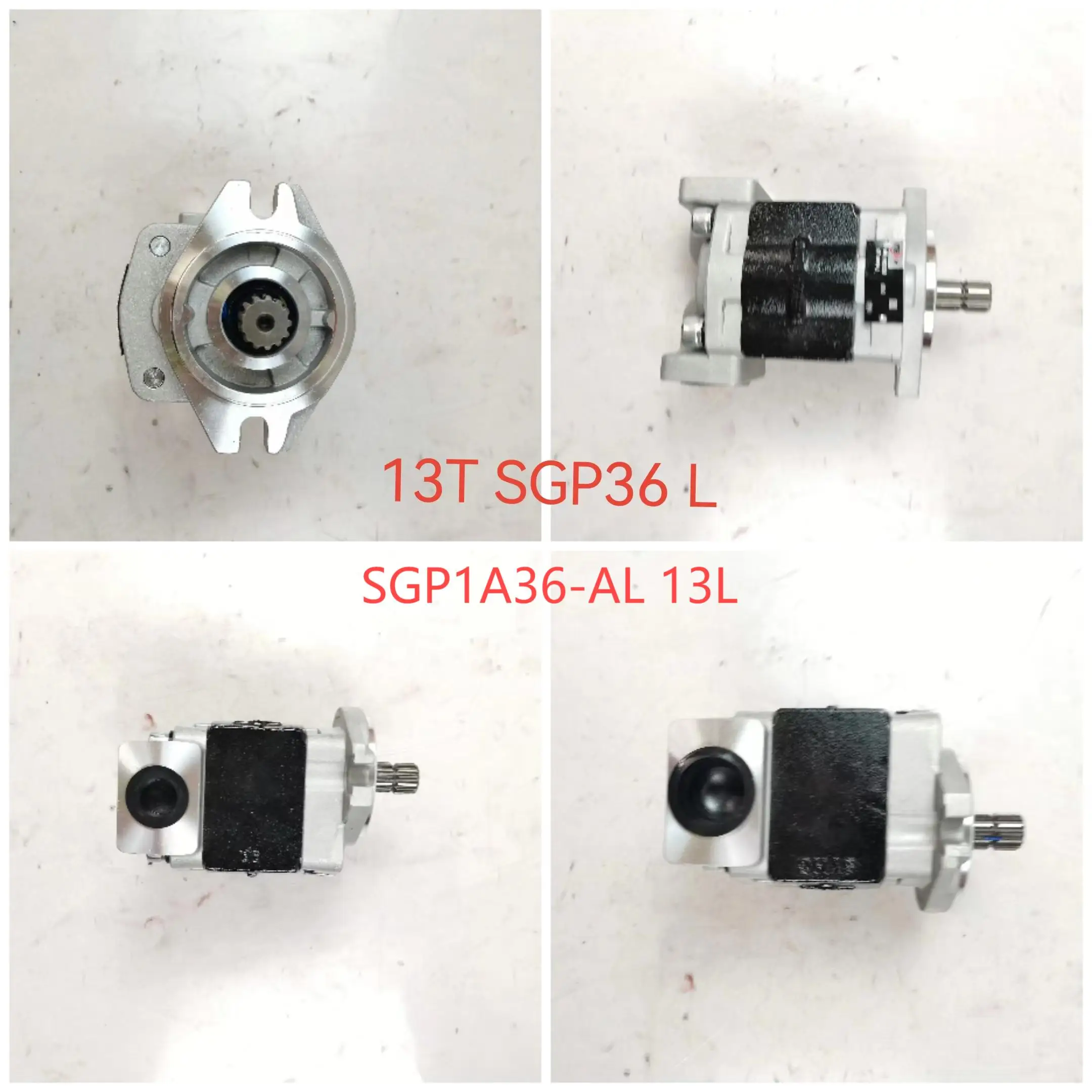 Customizable OEM High Pressure Hydraulic Gear Pump for Komatsu 13T SGP36 L-1 with 12cm³ Displacement and 150 bar Operating Pressure