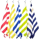Stripe Beach Towel Beach Cheap Price Quick Dry Custom Polyester Printed Microfiber Stripe Color Beach Towel