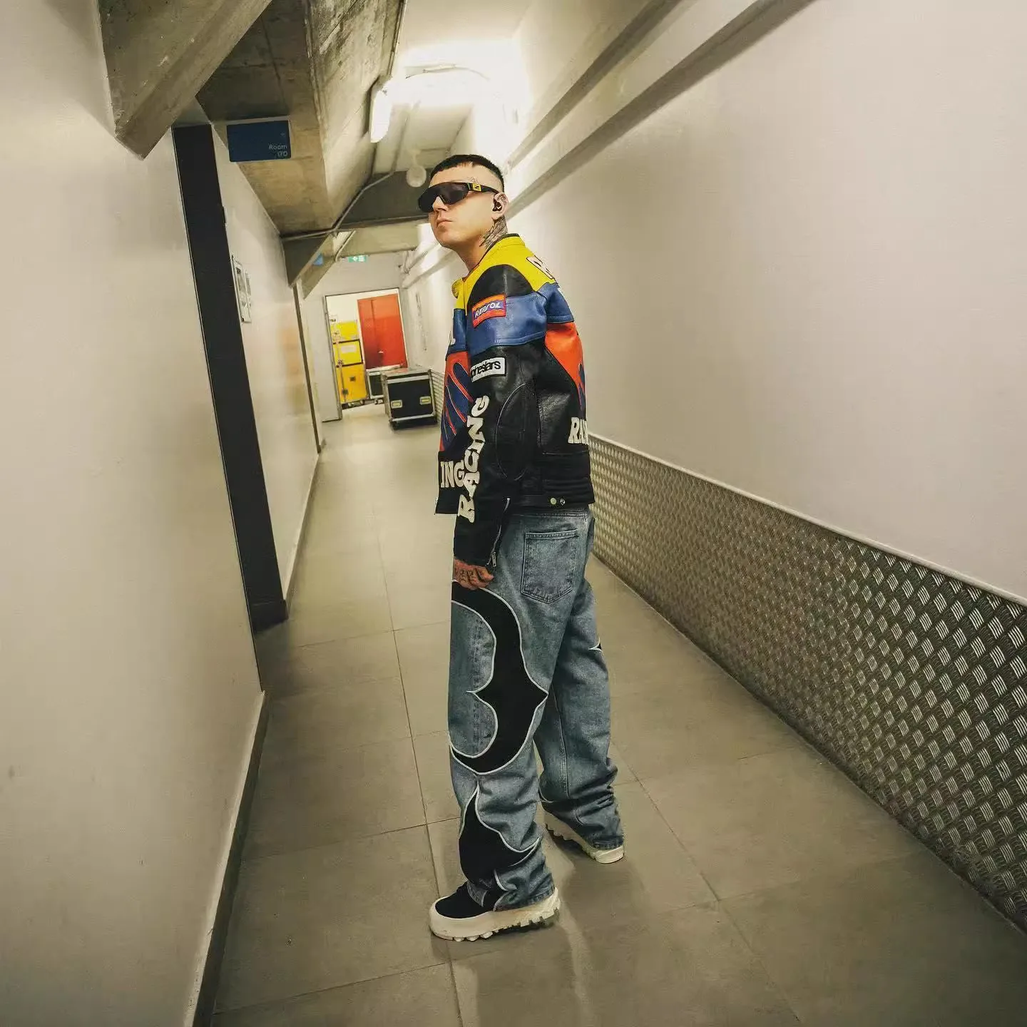 Vintage Mid Hop Wide Leg Baggy Botton Denim Fabric Jean Trousers Custom High Quality Fashion Casual Woven High Waist details