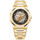 Timepieces 2020 New Milano Timepieces Mens Stainless Steel OEM Skeleton Automatic Watches