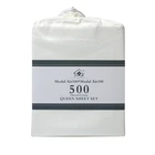 Flat Sheet Wholesale 500TC Skil Modal Air Cover Bedding Flat Sheet Cooling For Summer